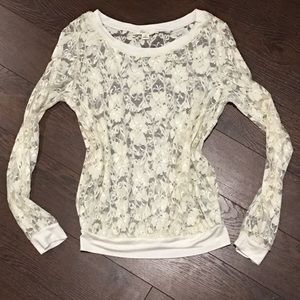 Lace sweater